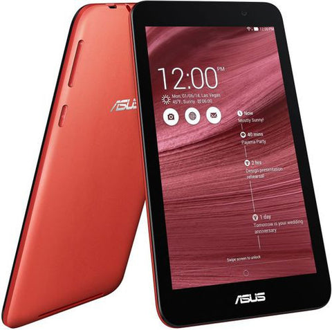 Asus Memopad - 7 Inch Tablet | 1.33GHz | 1GB RAM | 16GB SSD | Android 4.4 | Red