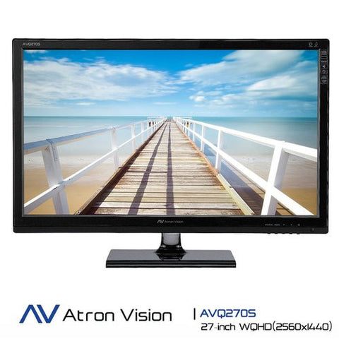 Atron Vision 27" Professional Gaming Monitor AVQ270S. WQHD (2560X1440)