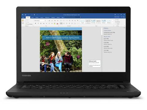 Toshiba Tecra C40-c1430 - Intel - Core I5 - 6200u - 2.3 Ghz - 4 Gb RAM, 500GB HDD, Windows 7 pro